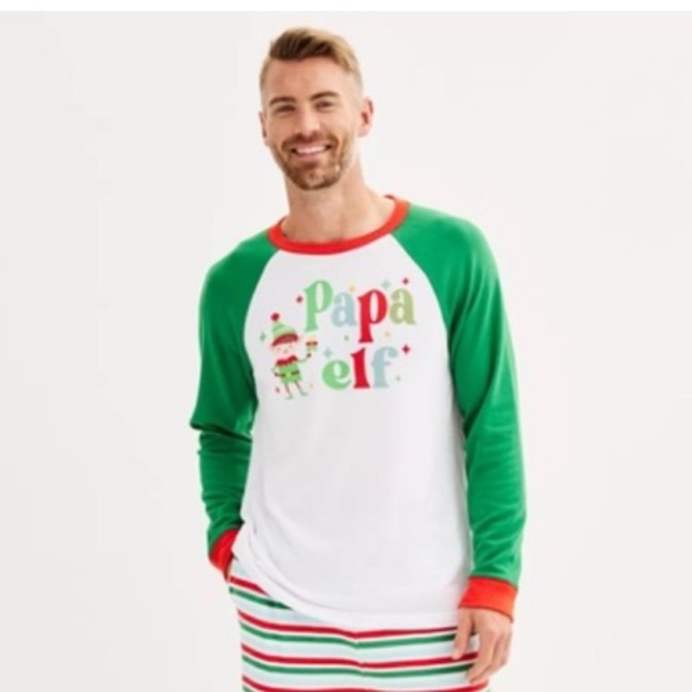 Cuddl Duds Men’s Papa Elf Pajama Top